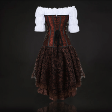 3 piece corset steampunk
