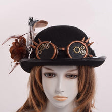 Steampunk Feathers Lady's Hat - Frontier Punk