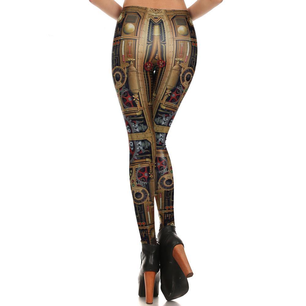 Retro Scheme Leggings - Frontier Punk