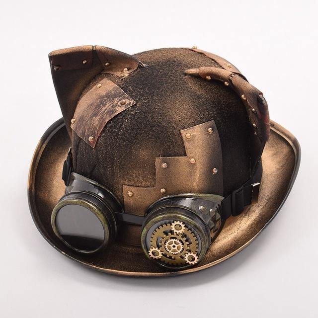 Steampunk Cat Ear Lady's Hat - Frontier Punk